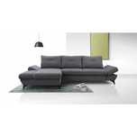 Coltar Extensibil Vento, 284x166x85 cm, Stofa, Gri
