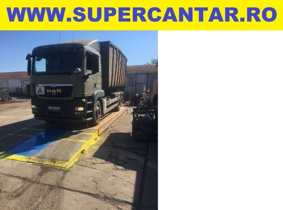 Cantar Auto Depozit 30t-40t-60t 6-7-8m Superslim Superelocabil