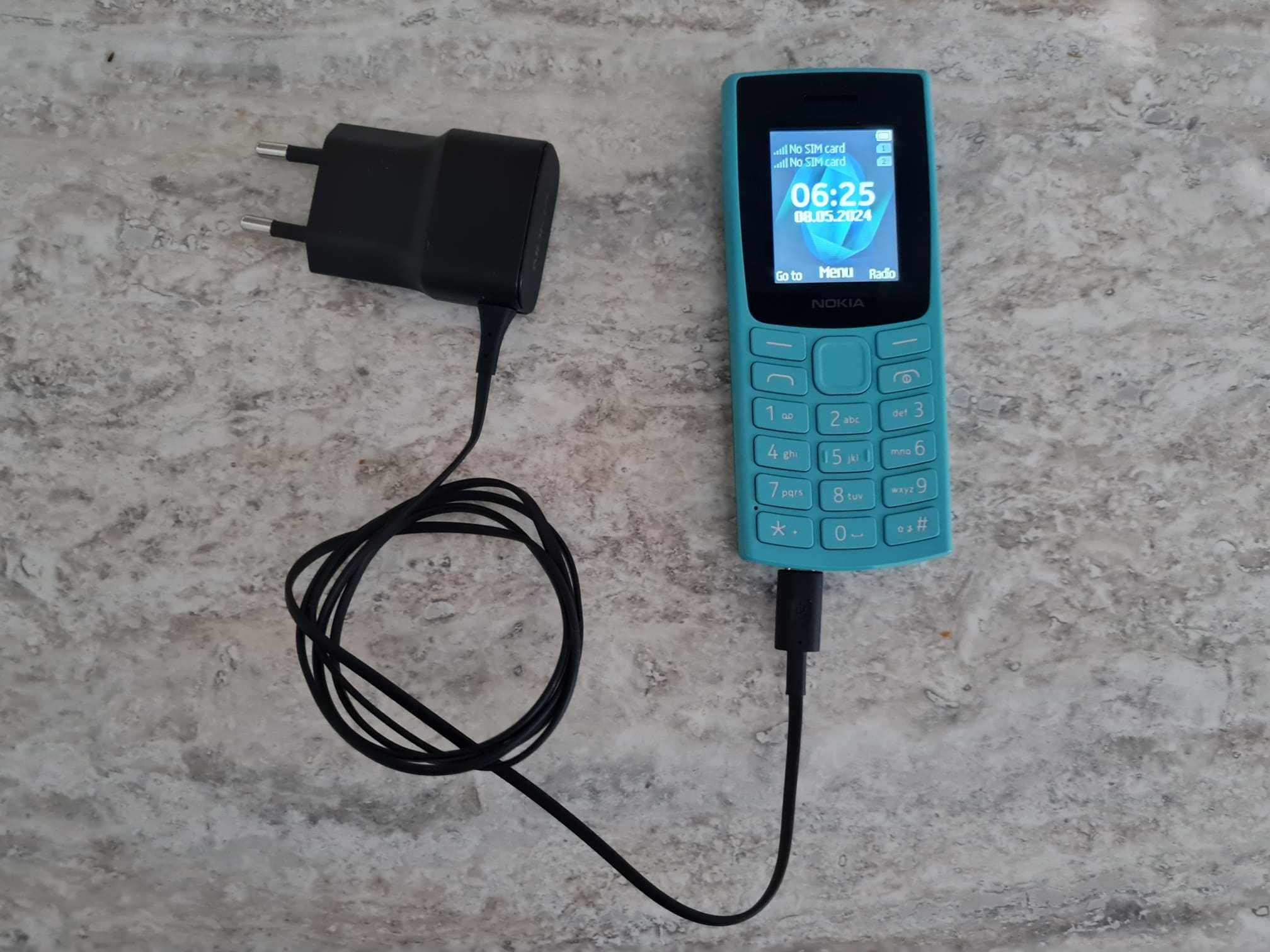 Telefon mobil Nokia 105 (2023), Dual SIM, Cyan