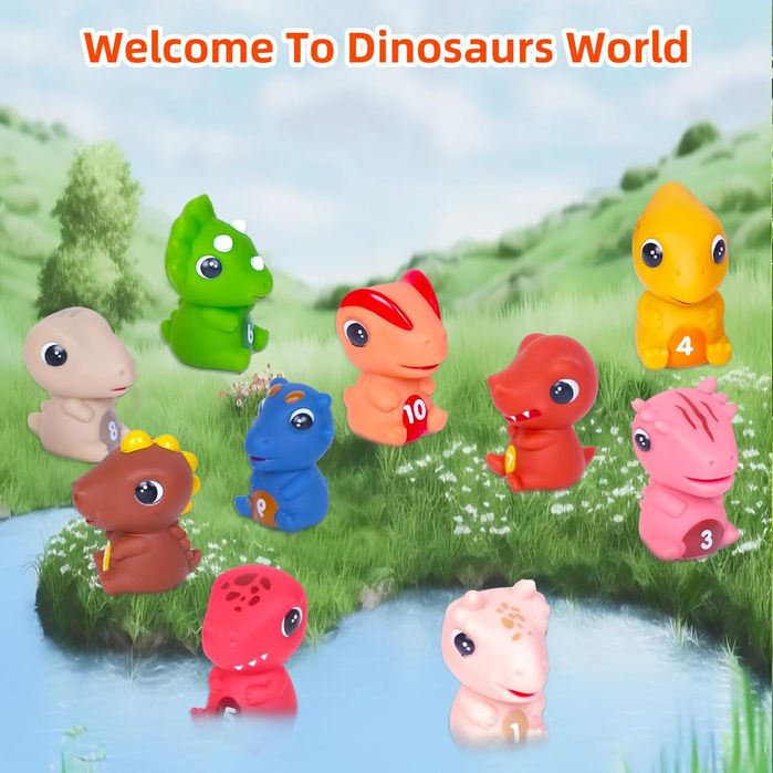 Jucărie educativă cu Dinozauri Montessori Livrare Gratuită