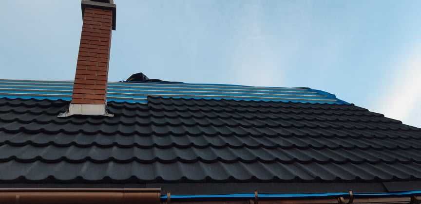 Montaj tigla metalica, reparatii acoperisuri, sisteme pluviale