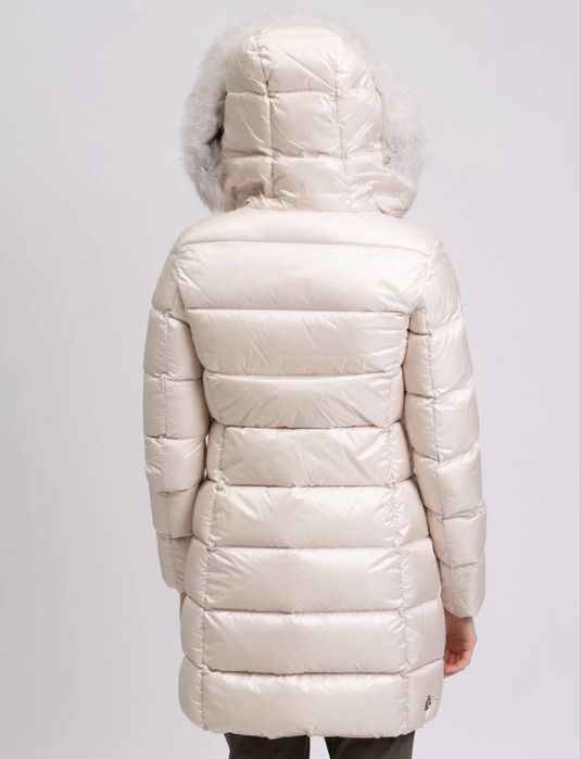 Geca Colmar Originals cu gluga din blana naturala marimea IT40, EU34