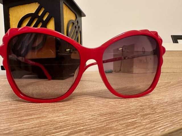 Ochelari dama Swarovski rosii