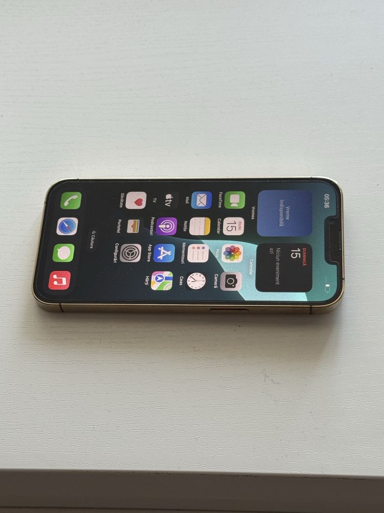 iPhone 13 Pro 128 gb Gold, impecabil! Baterie 100%