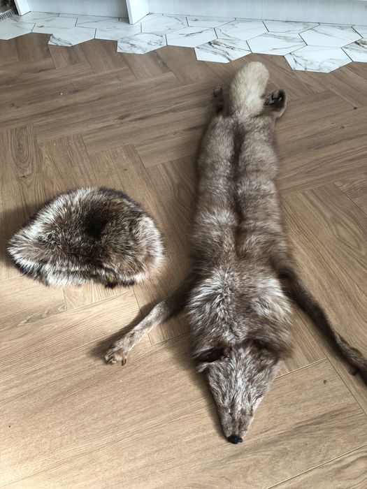 Caciula si guler vulpe