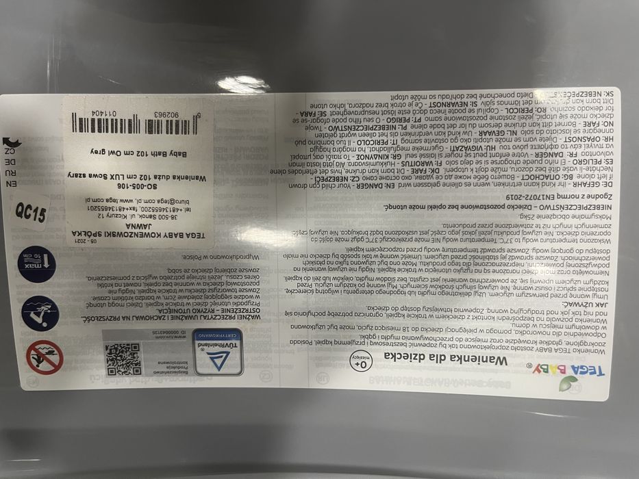 Set cadita si suport anatomic bufnita gri