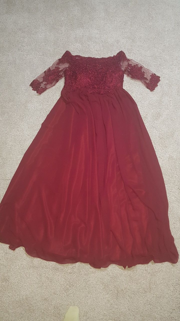 Rochie bordo eleganta