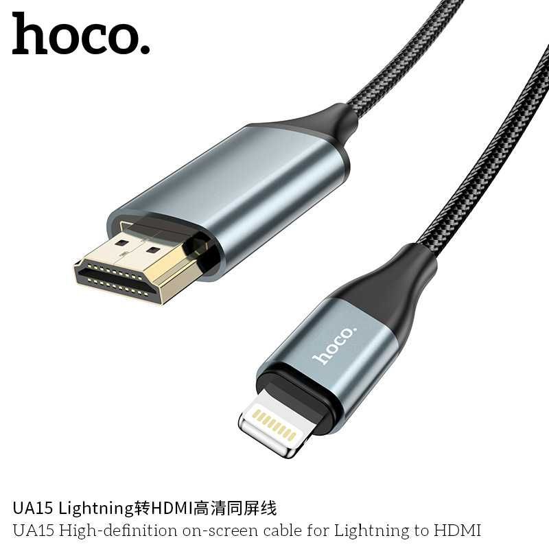 Hoco UA13 Кабель HDMI to Lightning Full HD 1080p Plug and Play 2м