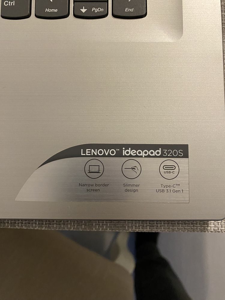 Laptop Lenovo ideapad 320s, ssd+hdd