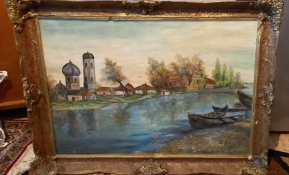 Pictura in ulei pe panza