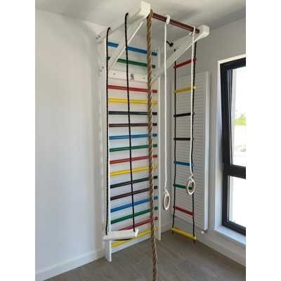 Spalier Gimnastica 245x85 cm, Multifunctional, Colorat - M8245CL