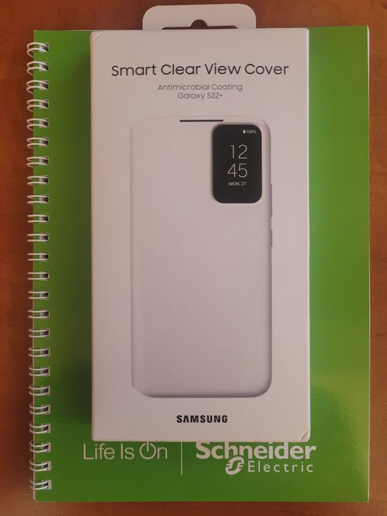 Husa Smart Clear View Samsung Galaxy S22+ Plus White