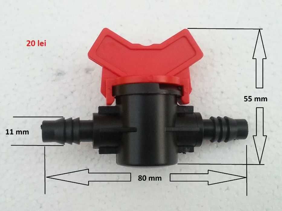 Alama camper stut T si I plastic rulota conexiune robinet 10mm camping