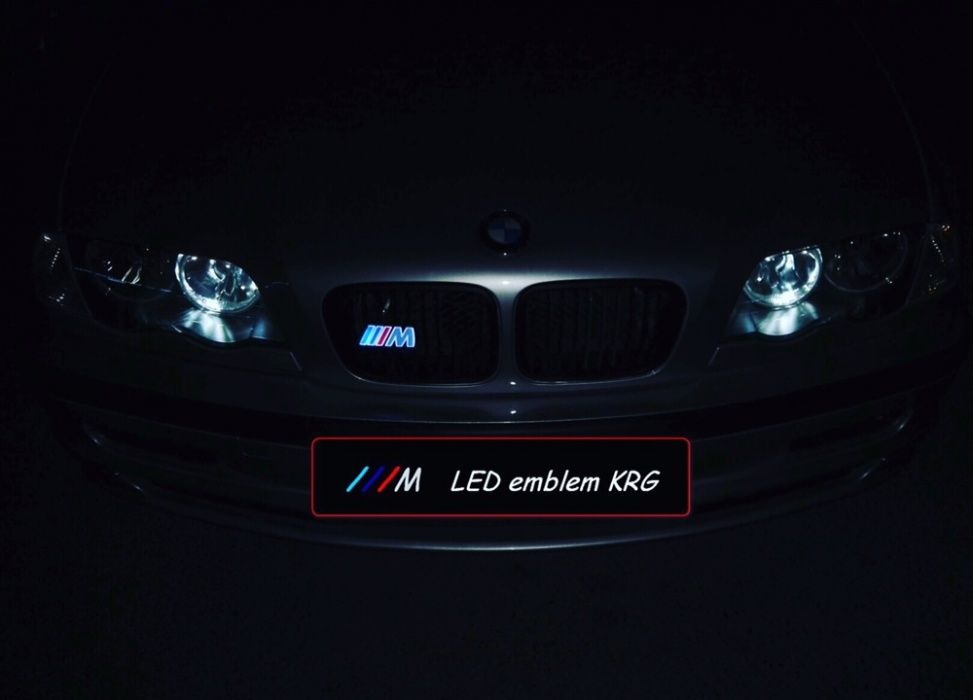 M LED эмблема BMW e34, e36, e46, e53, e39, e60, e38, e30, e32