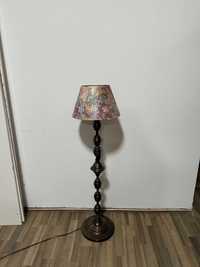 6 buc Lampadar vintage de podea; Veioza veche