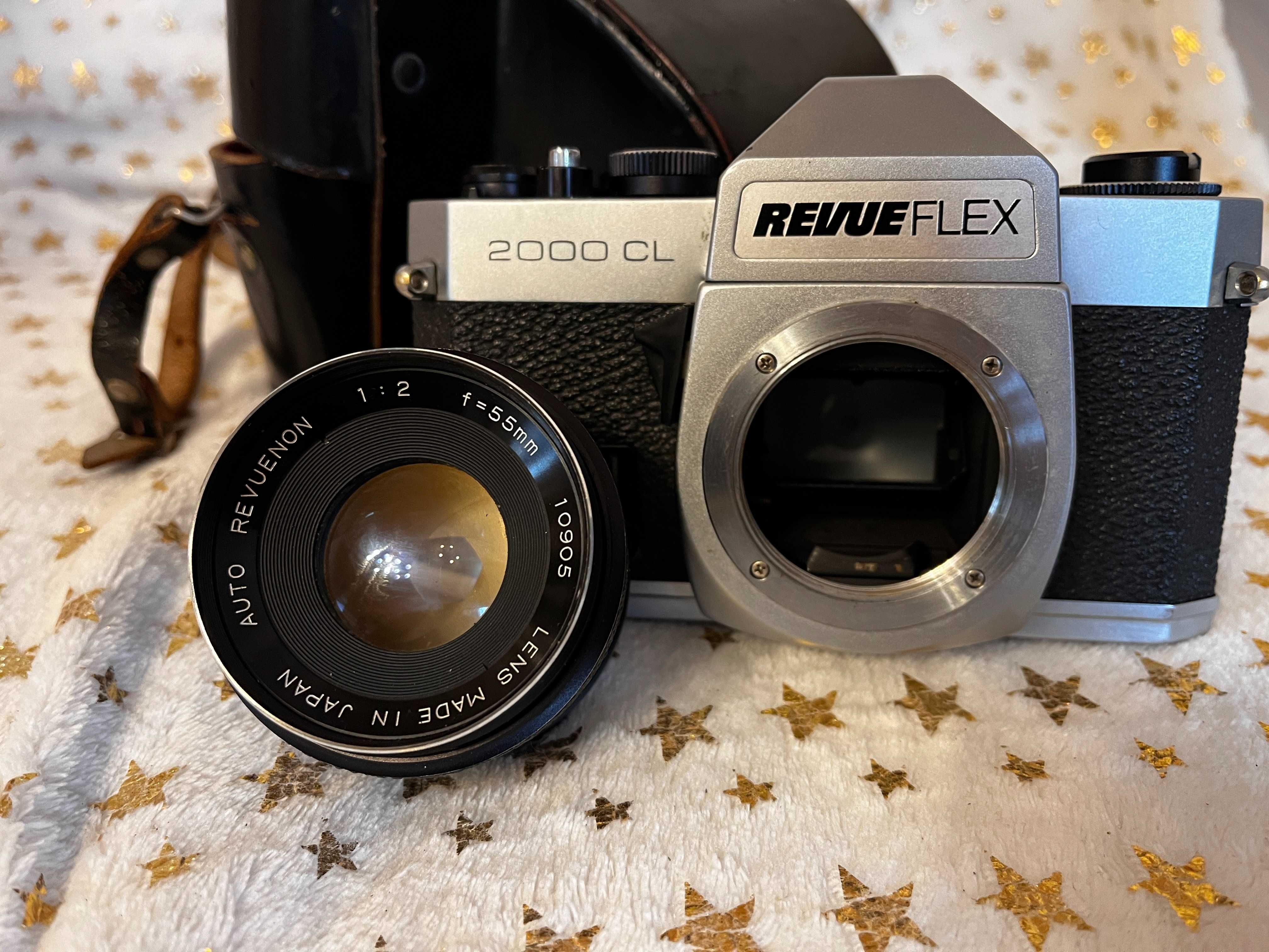 SLR Revue Revueflex 2000 CL Auto Revuenon 55mm  Japan husa