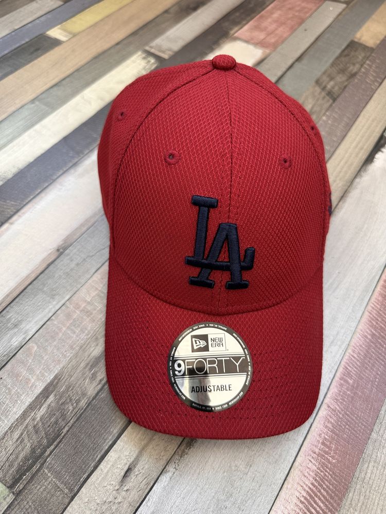 Sapca LA Dodgers Cap “47, noua, dark maroon, ajustabila