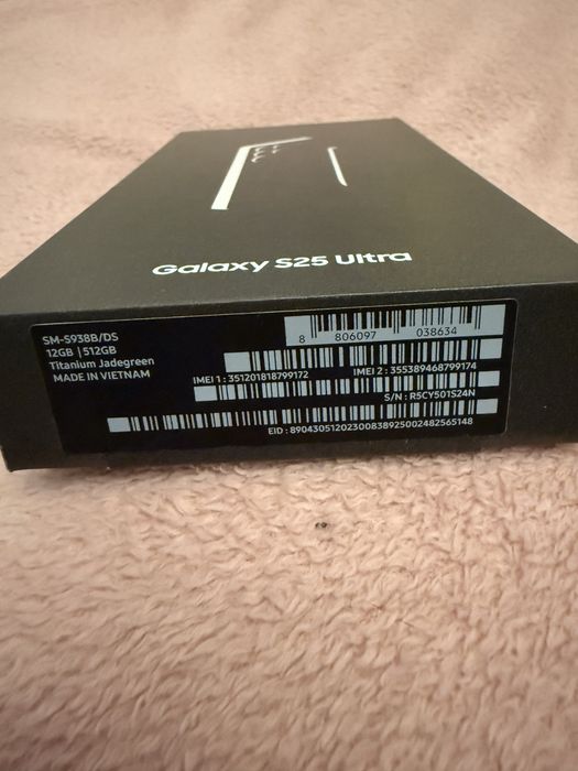 Samsung Galaxy s25 ultra/512GB