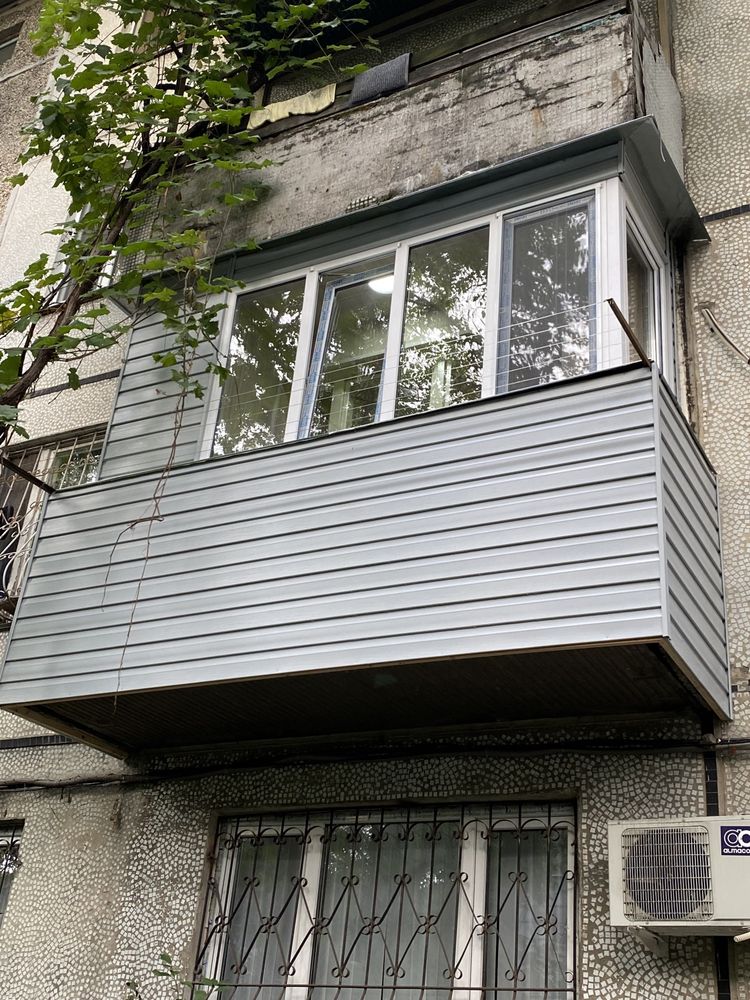 Ремонт балконов в Алмате, утепление балкон, остекление, обшивка балкон