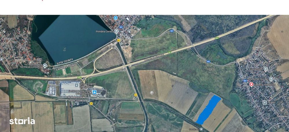 Teren Cernica - Fundeni autostrada A2 ideal logistica