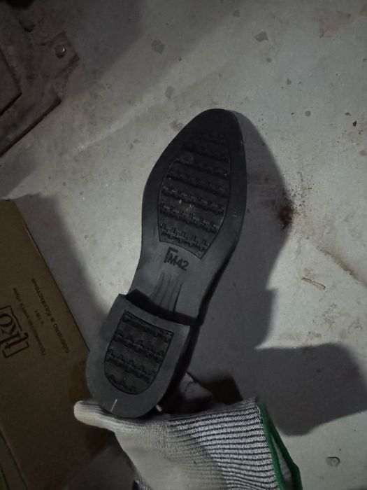 Туфли военные новые кожанные