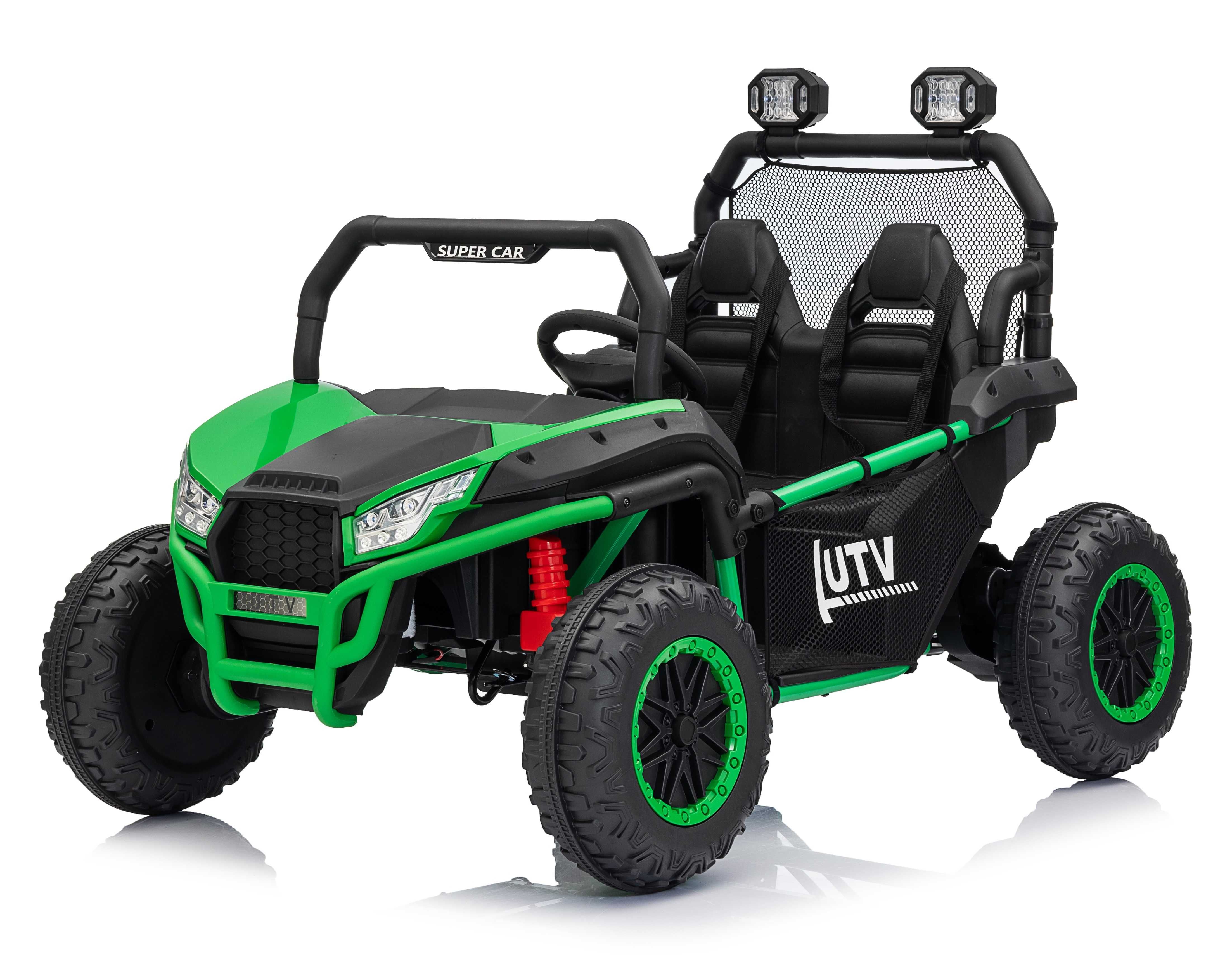 UTV electric pt. 2 copii Kinderauto BJJC307 4X 200W, 24V 10Ah Green