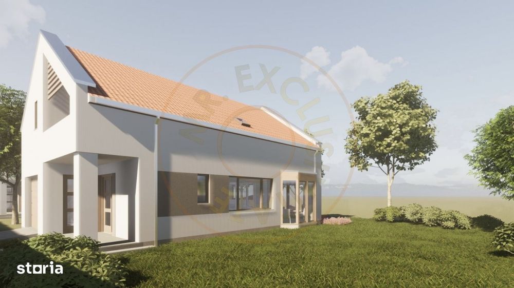 Casa in constructie P+M, Teren 565 mp - Str. George Enescu - Carei