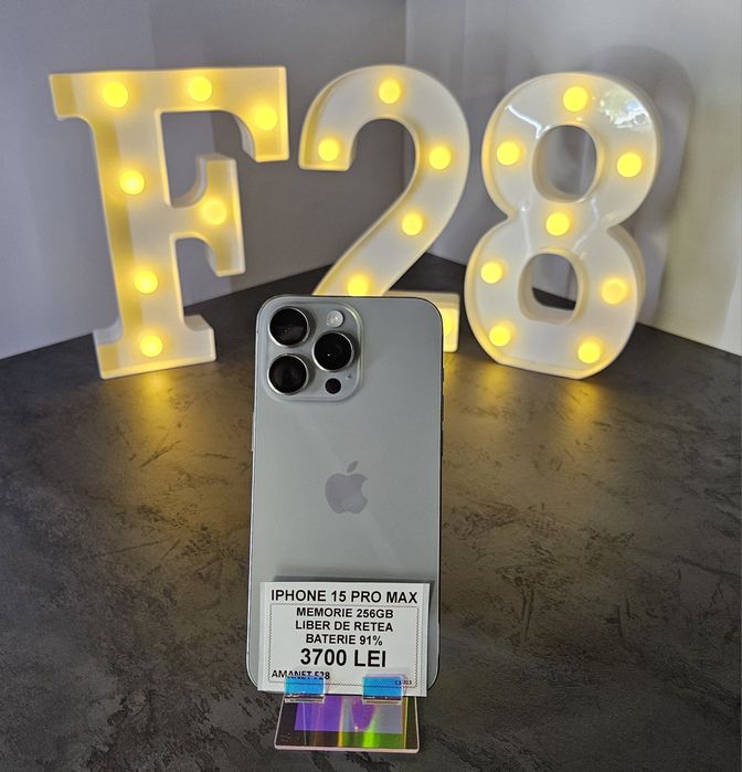 Amanet F28: Iphone 15 Pro Max 256 Gb (N)