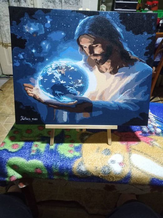 Icoană pictată de mână