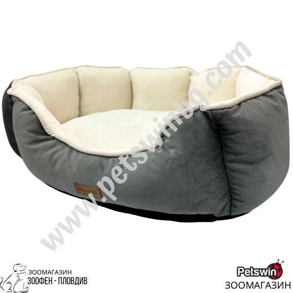 Легло за Куче/Коте - 65см/40см/20см - Сив - Luxe Daisy - Urban Pets
