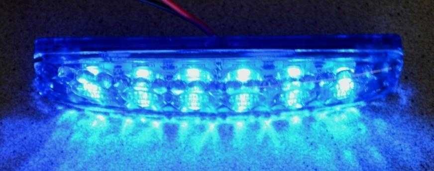 Диодни LED ЛЕД СИНИ габарити лед светлини 12V и 24V