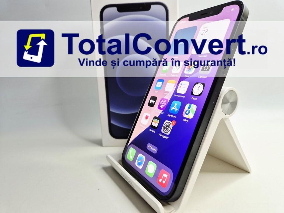 Apple iPhone 12 64GB Black 4GB Single SIM, Garantie 24 luni | #R87876