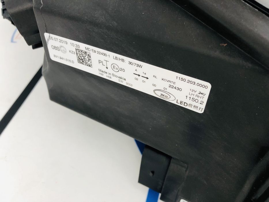 Far stânga Full led Skoda Superb 3 Facelift după 2019 cod 3V1941015D