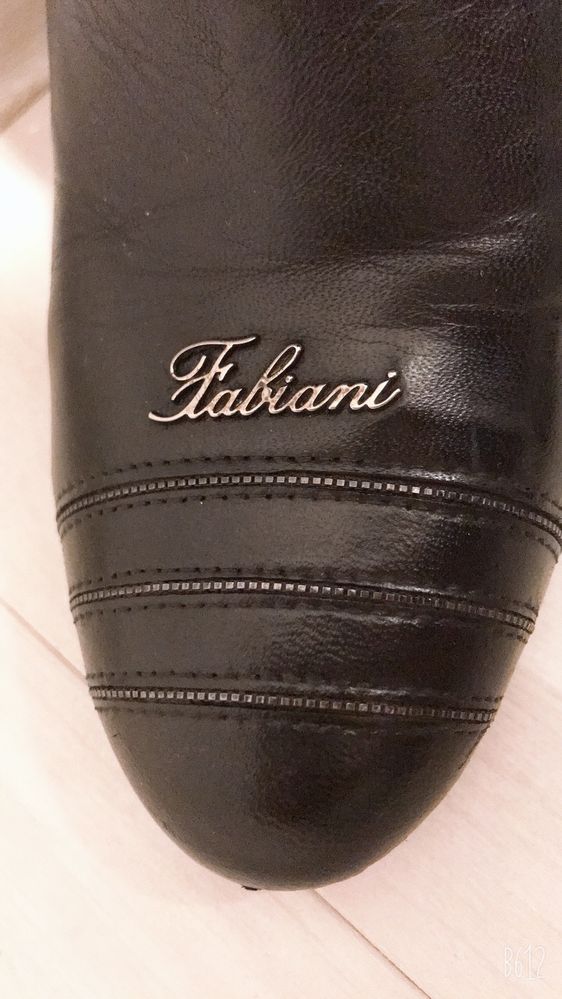 Fabiani оригинальные итальянские кожаные сапоги 35 размер