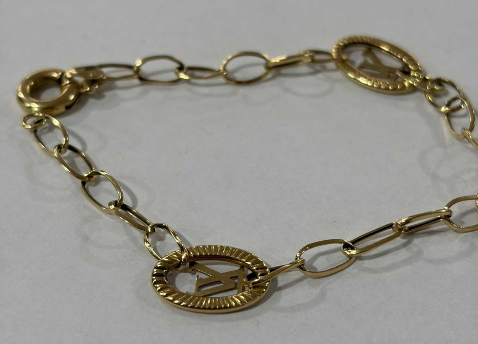 Златна гривна 3.7 грама 14 карата проба 585