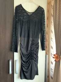 Rochie   de ocazie , neagră  ,cu dantela  ,noua cu eticheta ,elegantă,