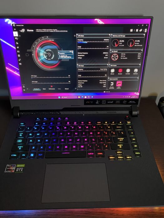 ASUS ROG STRIX G513RW - Ryzen 9 / RTX 3070Ti / 16GB RAM / 1TB SSD / 2K