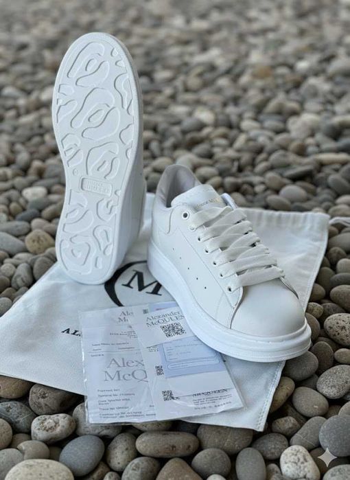 Adidasi Alexander Mc Q u e e n Alb - Full Box