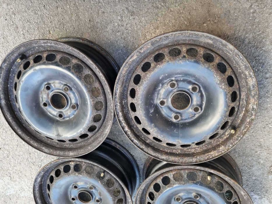 Стоманени джанти 15", 5x112, централен отвор 57.1 - VW, Audi и Skoda