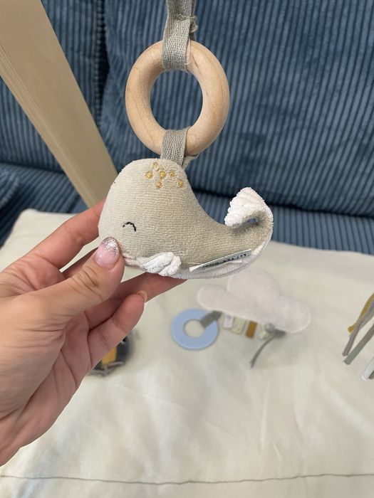 Дървена активна гимнастика и меко килимче Little Dutch