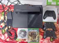 XBOX ONE 500GB + Kinect + 3 Controllere