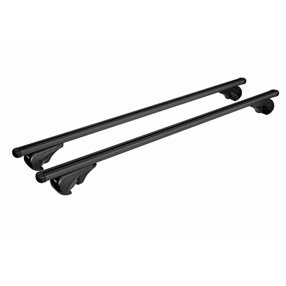 Алуминиеви напречни греди багажник Nordrive Helio Rail XL Black 140см