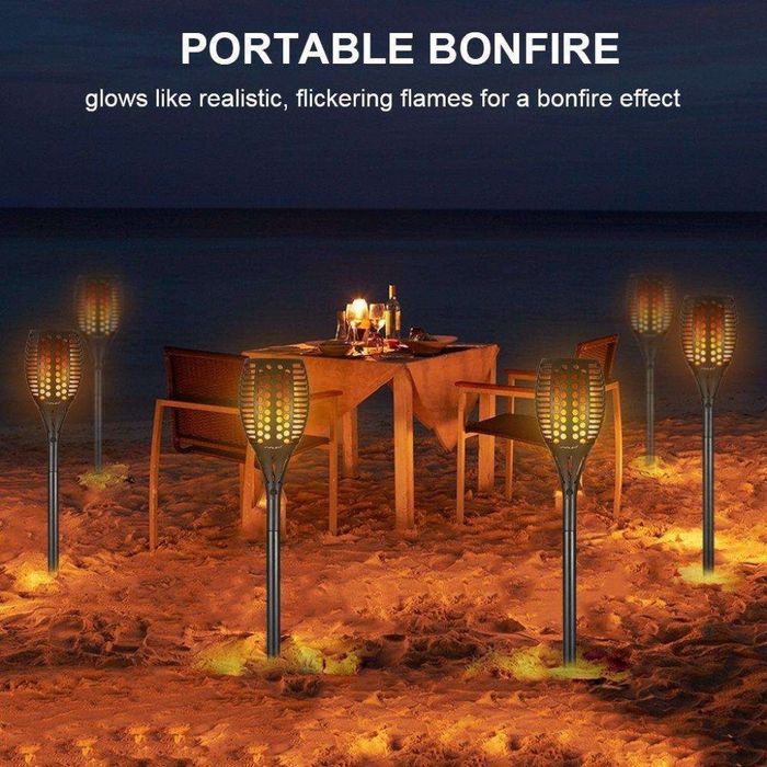 Соларна лампа Факла Имитираща огън