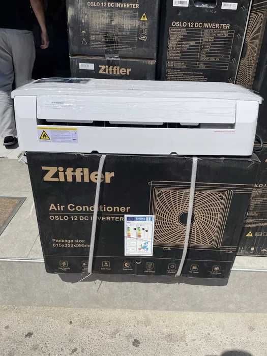 Кондиционер ZIffler 12 инвертер по низким ценам доставка установка