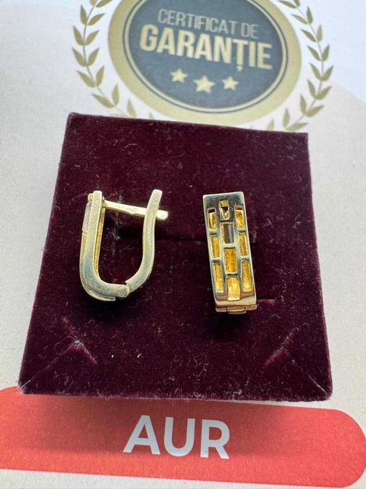 Cercei din aur 14k (66671.1/ 10 Pacurari 1) Garantie 2 ani!