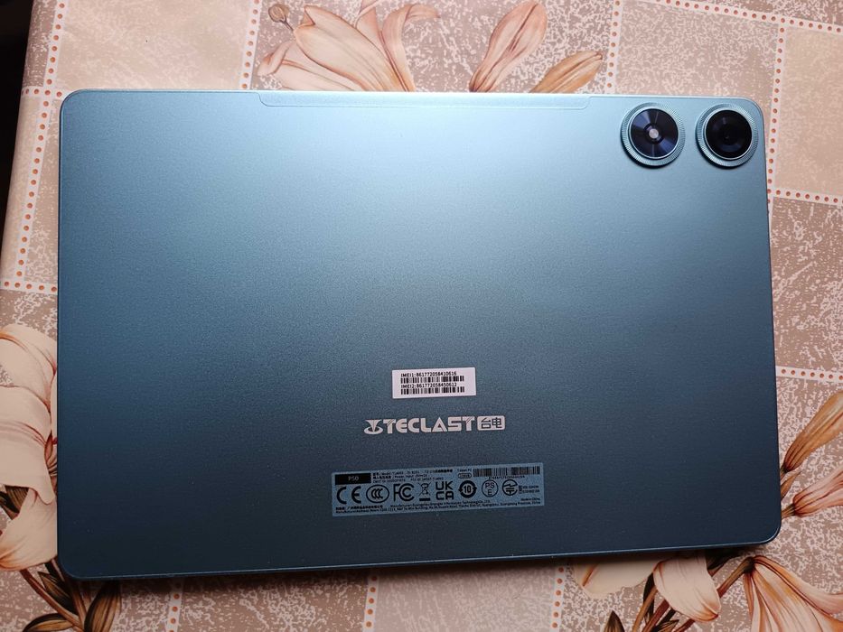 Таблет TECLAST-2025  андроид 15. Rom 128 GB. Ram 8 + 12 ГБ. 11 инча.