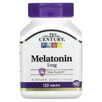 21st Century, Melatonin, 5 mg, 120 Tablets