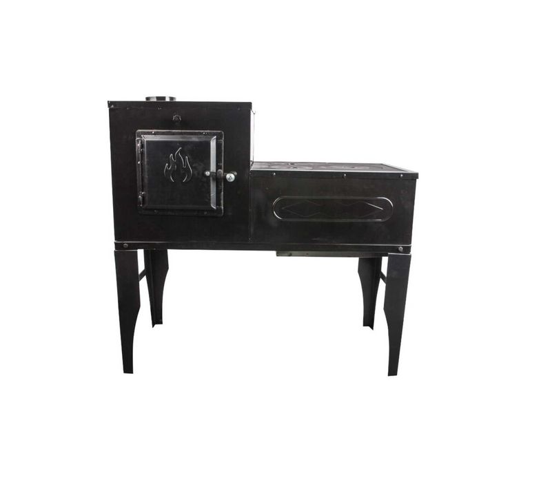 Soba Cizma L Lemne Cuptor Neagra 7kW Evacuare Stanga LivratGRATUIT VL