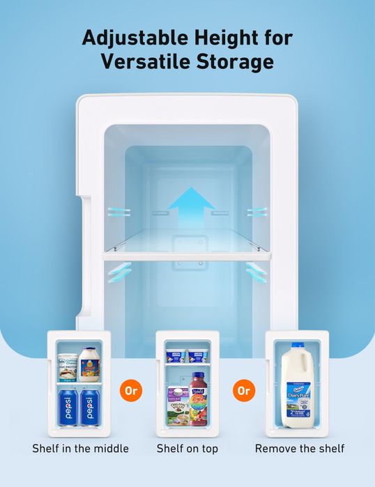 Mini frigider AstroAI 6 litri / 8 cutii | Răcitor și încălzitor