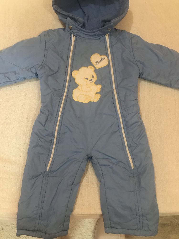 Бебешки космонавт-светло син, размер 86 см.